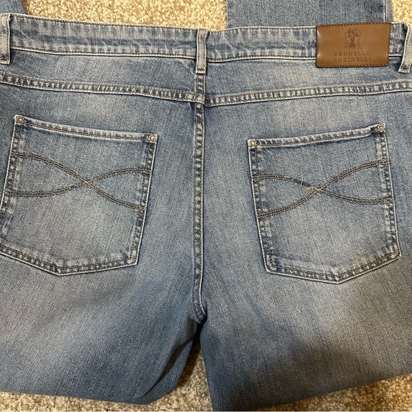 Brunello Cucinelli faded wash skinny jeans - Picture 6 of 7